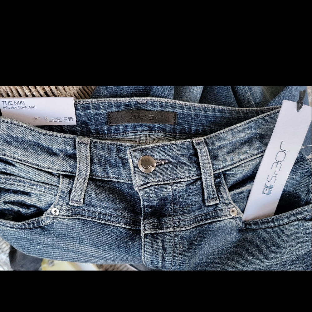 ๐ Joe's Joes Jeans The Niki Boyfriend mid rise jean VAQUERO med blue TSMVSQ5860 - Picture 13 of 16
